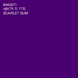 #4A0071 - Scarlet Gum Color Image